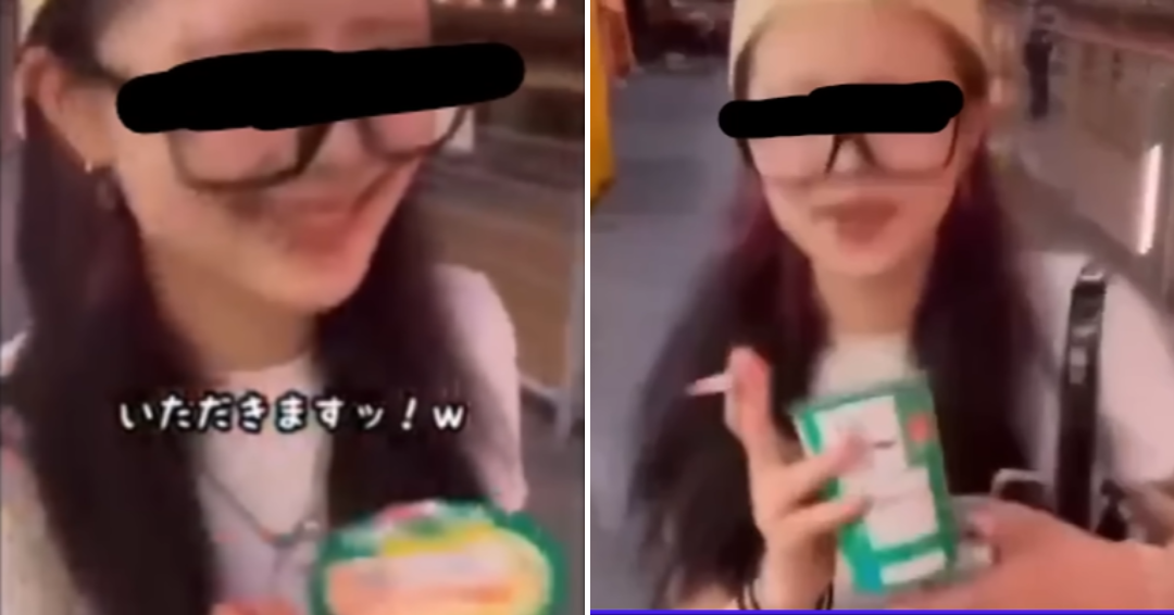 お供え物を次々と盗んだ女が、反省もせずに逃げ出したww