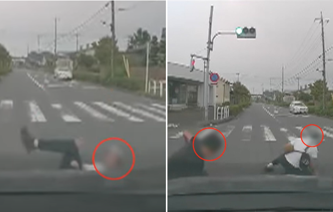 信号無視のバイクが車に衝突…運転手が通報中に2人組は逃走　警察が行方を追う　東京・瑞穂町